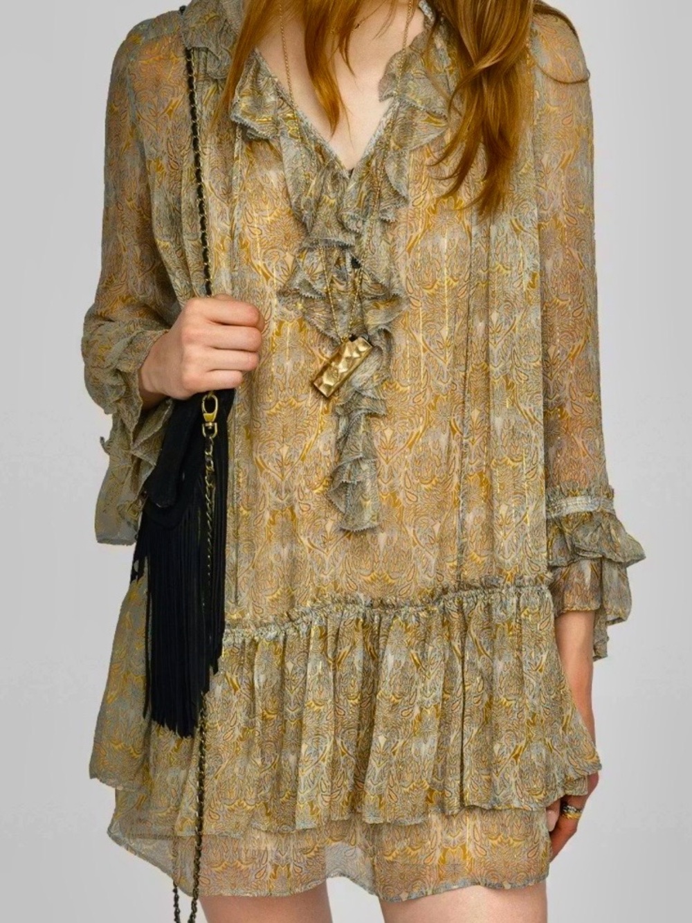 Zadig & Voltaire Ralicd dress, NWT, S - Picture 2 of 14
